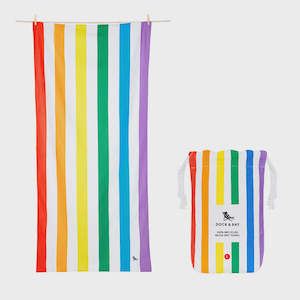 Dock & Bay Beach Towel Large Summer Collection Rainbow Skies