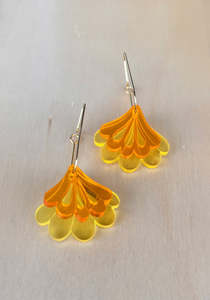 Hagen Co: Hagen + Co Earrings Wanderlust Mumbai Brights Yellows