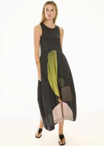 POL Belle Print Tank Dress Art Print