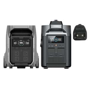 Ecoflow Portable Power Station: EcoFlow Delta Pro 3 + Duel Fuel Smart Generator + Adapter