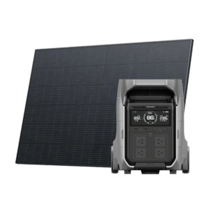Ecoflow Portable Power Station: EcoFlow DELTA Pro 3+2 x 400W Rigid Solar Panel