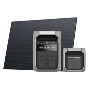 EcoFlow DELTA 3 Plus+ 2 x 400W Rigid Solar Panel+ Extra Battery
