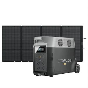 Ecoflow Delta Series Solar Generators: EcoFlow Delta Pro + 400W Solar Panel