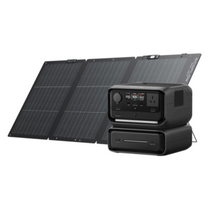 Ecoflow Portable Power Station: EcoFlow RIVER 3 Max + 160W Lightweight Portable Solar Panel
