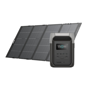 Delta Series Solar Generators: EcoFlow DELTA 3 (1500) + 400W Lightweight Portable Solar Panel