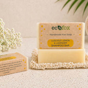 Eco Conscious Shampoo And Conditioner Bars: Luscious Lemon and Lavender Shampoo Bar