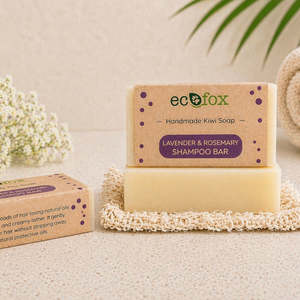 Eco Conscious Shampoo And Conditioner Bars: Lavender and Rosemary Shampoo Bar