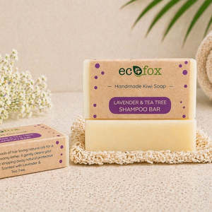 Eco Conscious Shampoo And Conditioner Bars: Lavender and Tea Tree Shampoo Bar
