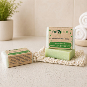 Eco Conscious Shampoo And Conditioner Bars: Bergamot Conditioner Bar