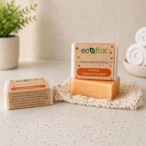 Eco Conscious Shampoo And Conditioner Bars: Orange Conditioner Bar