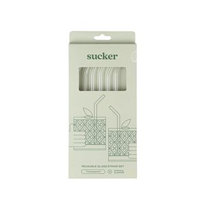 Reusable Glass Drinking Straws -transparent