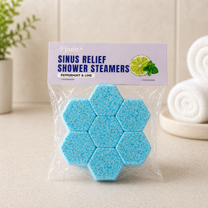 Shower Steamers Enjoy Aromatic Showers: Shower Steamers - Sinus Relief Peppermint & Lime
