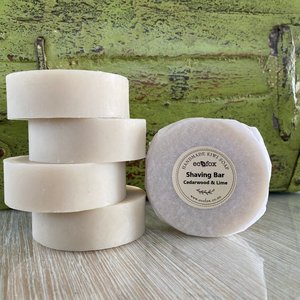 Smooth Essentials Eco Friendly Shaving Bar Collection: Luxurious Cedarwood and Lime Shaving Bar