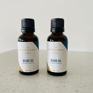 Cutthroat New Zealand Mens Care Collection: Black Cedar Beard Oil