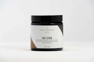 Cutthroat New Zealand Mens Care Collection: CUTTHROAT Peppermint Face Scrub with Activated Charcoal