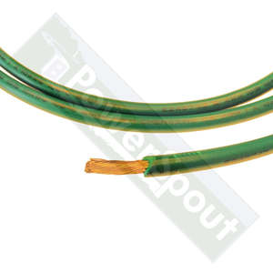 Wire And Connectors: Earth Wire 10 AWG (5.3 mm²) Fine Stranded Tinned Copper