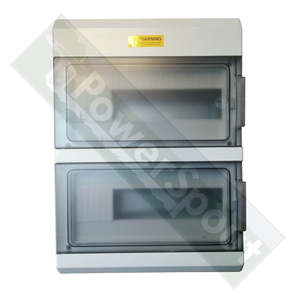 Breakers And Enclosures: 24-way Weatherproof (IP66) DIN Rail Enclosure
