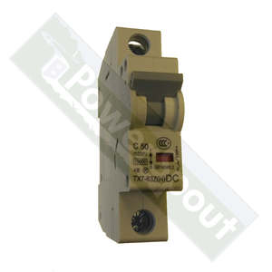 Breakers And Enclosures: Single Pole DC Breakers