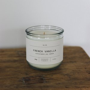 Products: French Vanilla Soy Candle Online Ecológica candle co