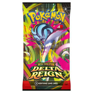 Booster Boxes Packs: Pokemon Mega Evolution Delta Reign Booster Pack Pre Order
