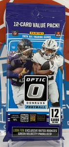 Misc: 2025 Panini Donruss Optic NFL Value Pack – 12 Cards