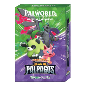 Palworld Booster Packs Boxes: Palworld Trial Deck TD02 Dawn of Palpagos – Green/Purple