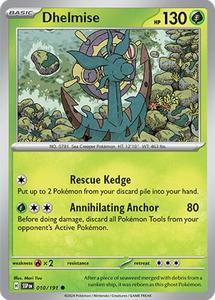 Pokemon Single Cards: Pokémon Dhelmise 010/191 Common Reverse Holo – Surging Sparks NM