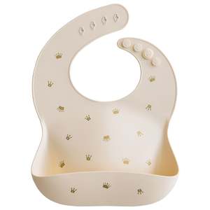 Bibs Bibs: Silicone Baby Bib - Crowns