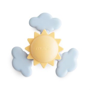 Mushie Baby Accesories: Suction Spinner Toy - Sunshine