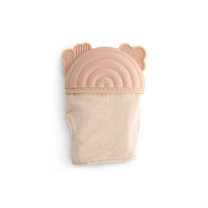 Mushie Baby Accesories: Teething Glove - Rainbow