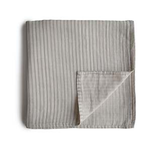 Swaddles: Swaddle - Sage Striped