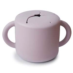 Cups: Mushie Snack Cup - Soft Lilac