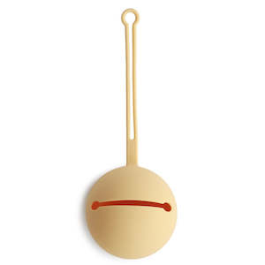 Pacifier Holder - Pale Daffodil