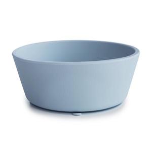 Silicone Suction Dinnerware: Mushie Silicone Suction Bowl - Powder Blue