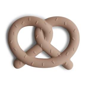 Mushie Teethers: Pretzel Teether - Natural