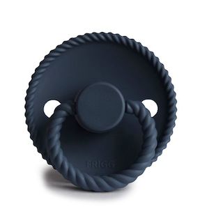 Rope Silicone Pacifier (Dark Navy)