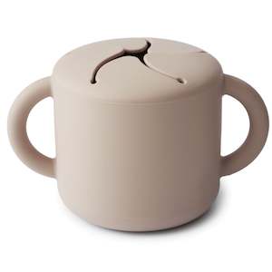 Mushie Snack Cups: Mushie Snack Cup - Shifting Sand