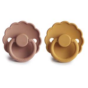 Daisy Latex Pacifier Honey Gold / Rose Gold