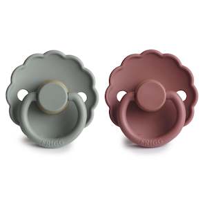 Daisy Latex Pacifier French Grey / Woodchuck
