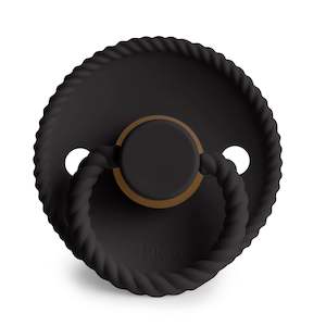 Rope Latex Pacifier (Jet Black)