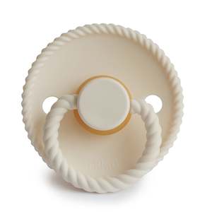 Rope Latex Pacifier (Cream)
