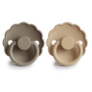 Daisy Silicone Pacifier Portobello / Croissant