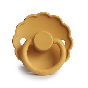 Daisy Silicone Pacifier (Honey Gold)