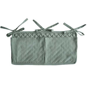 Crib Pockets: Crib Pocket Roman Green