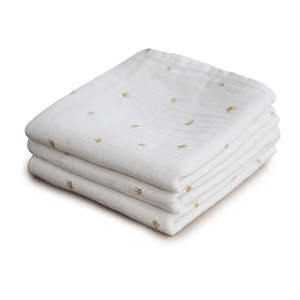 Muslin Cloths: Muslin Cloth 3-pack Crowns