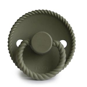 Rope Silicone Pacifier (Olive)