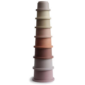 Mushie Stacking Toys: Stacking Cup - Petal