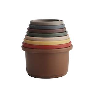 Mushie Stacking Toys: Stacking Cup - Forest