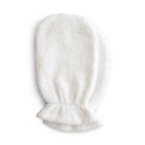 Bath Mitts Hooded Towels: Bath Mitt 2-pack Pearl