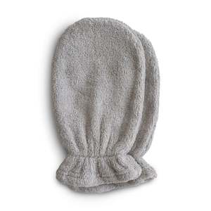 Bath Mitts Hooded Towels: Bath Mitt 2-pack Grey